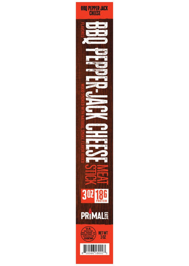 BBQ Pepper Jack Brisket Snack Sticks 20 bulk pack