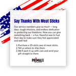 Operation: Snack Drop — Say Thanks With Brisket! 🇺🇸