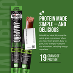 Jalapeño Grass-Fed Beef Brisket Meat Sticks