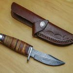 Skinner Knife with leather case